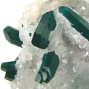 Dioptase on Quartz - image 3