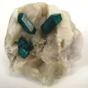 Dioptase on Quartz - image 2
