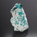 Dioptase on Smithsonite - image 2