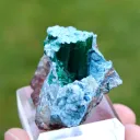 Dioptase & Plancheite 69 grams - Tantara Mine, Shinkolobwe, Kambove District, Haut-Katanga, DR Congo - image 1