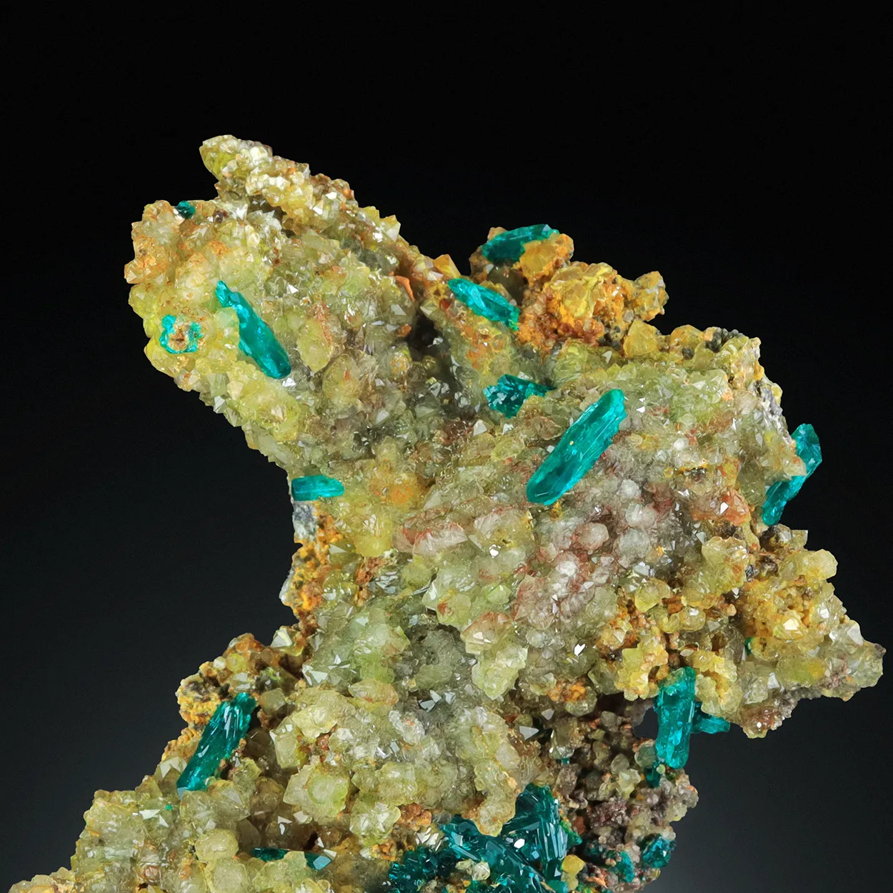 Dioptase & Quartz - image 2