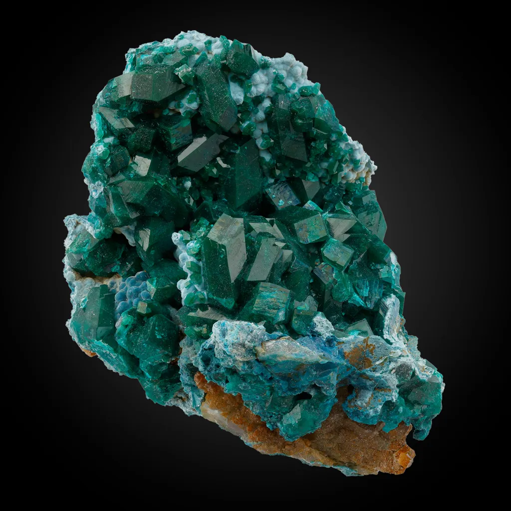 Dioptase, Shattuckite image