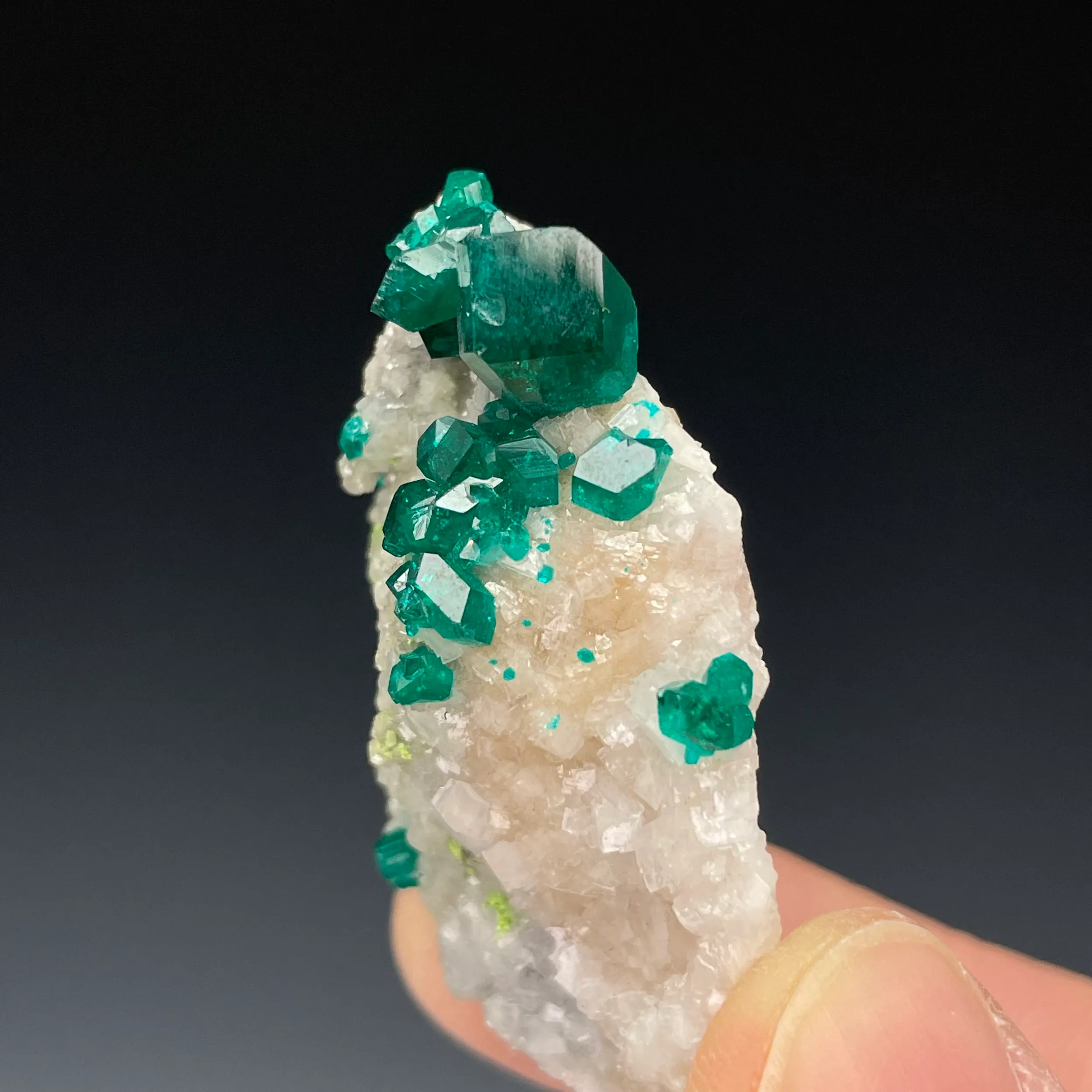Dioptase, Tsumeb Mine, Tsumeb, Oshikoto Region, Namibia - image 2