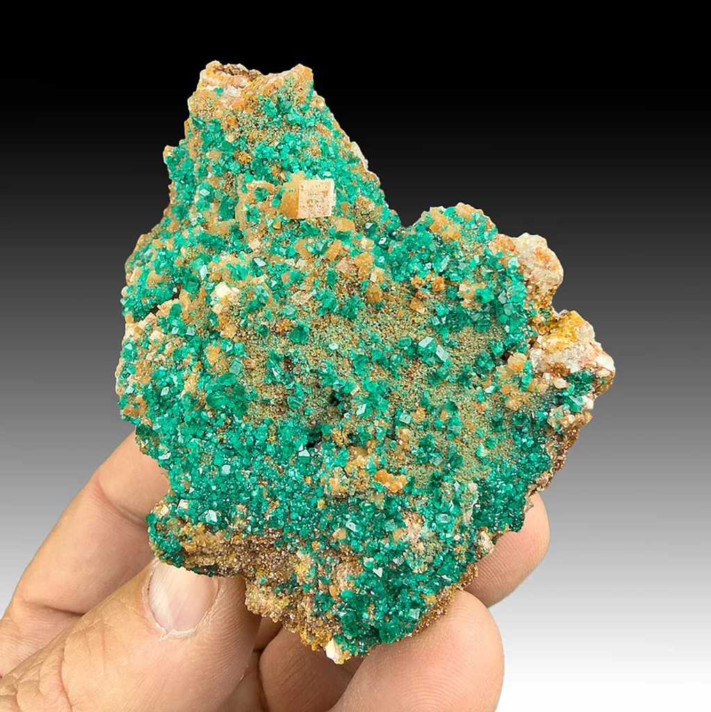 Dioptase with Calcite image