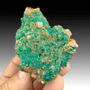 Dioptase with Calcite - image 1