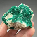 Dioptase with Calcite - image 2