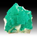 Dioptase with Calcite - image 1