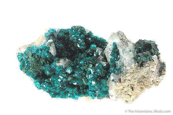 Dioptase With Calcite image