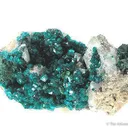 Dioptase With Calcite - image 1