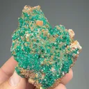 Dioptase with Calcite - image 2