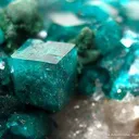 Dioptase With Calcite - image 3