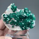 Dioptase with Calcite - image 2