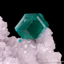 Dioptase with Calcite - image 1
