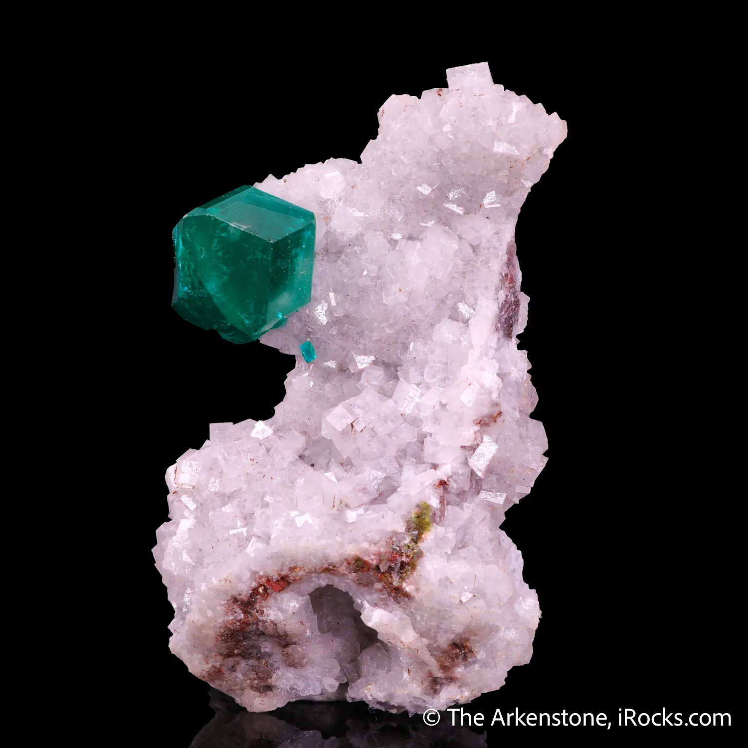 Dioptase with Calcite - image 5