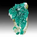 Dioptase with Calcite - image 1
