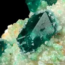 Dioptase with Calcite - image 5