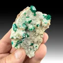 Dioptase with Calcite - image 1