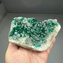 Dioptase with Calcite - image 2