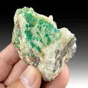 Dioptase with Calcite - image 1