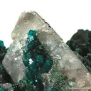 Dioptase With Calcite - image 2