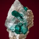 Dioptase with Calcite - image 1