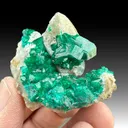 Dioptase with Calcite - image 1