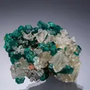 Dioptase with Calcite - image 1