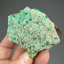 Dioptase with Calcite, Malachite - image 2