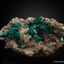 Dioptase with Cerussite - image 2