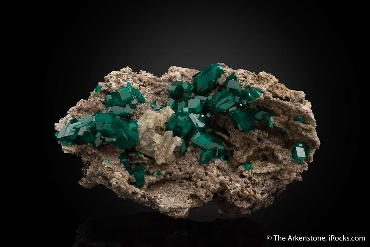 Dioptase with Cerussite - image 2