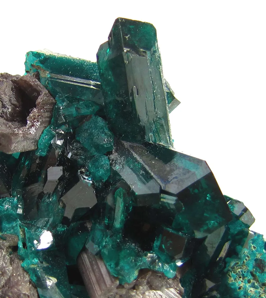 Dioptase With Cerussite - image 2
