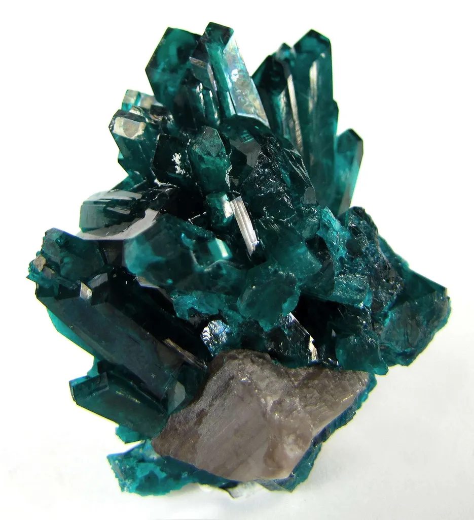 Dioptase With Cerussite - image 3