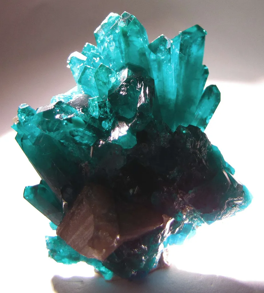 Dioptase With Cerussite image