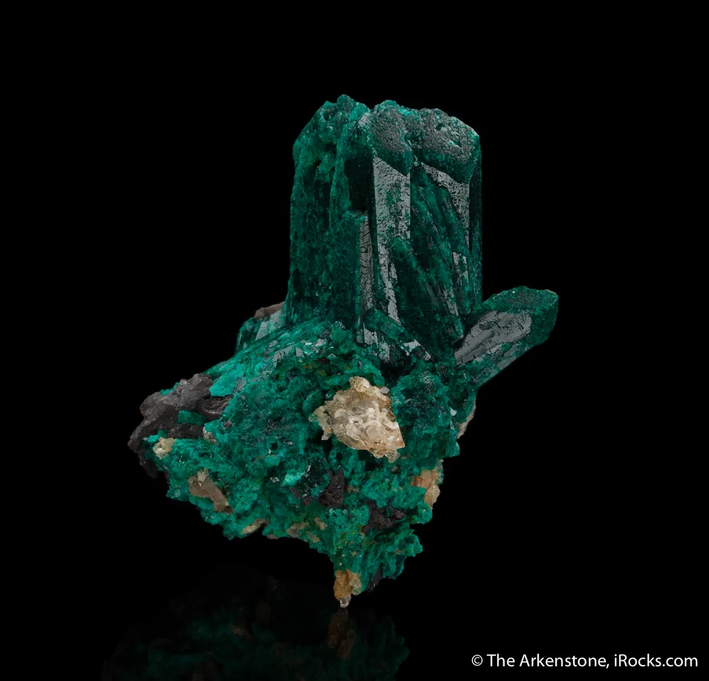 Dioptase with Cerussite - image 2