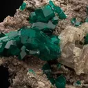 Dioptase with Cerussite - image 1