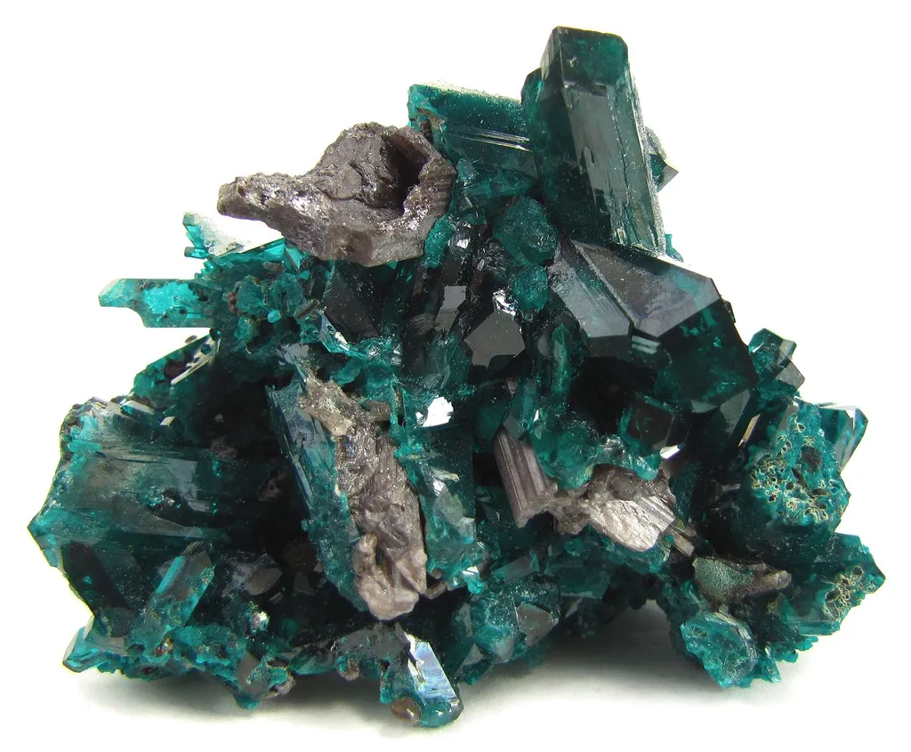 Dioptase With Cerussite image