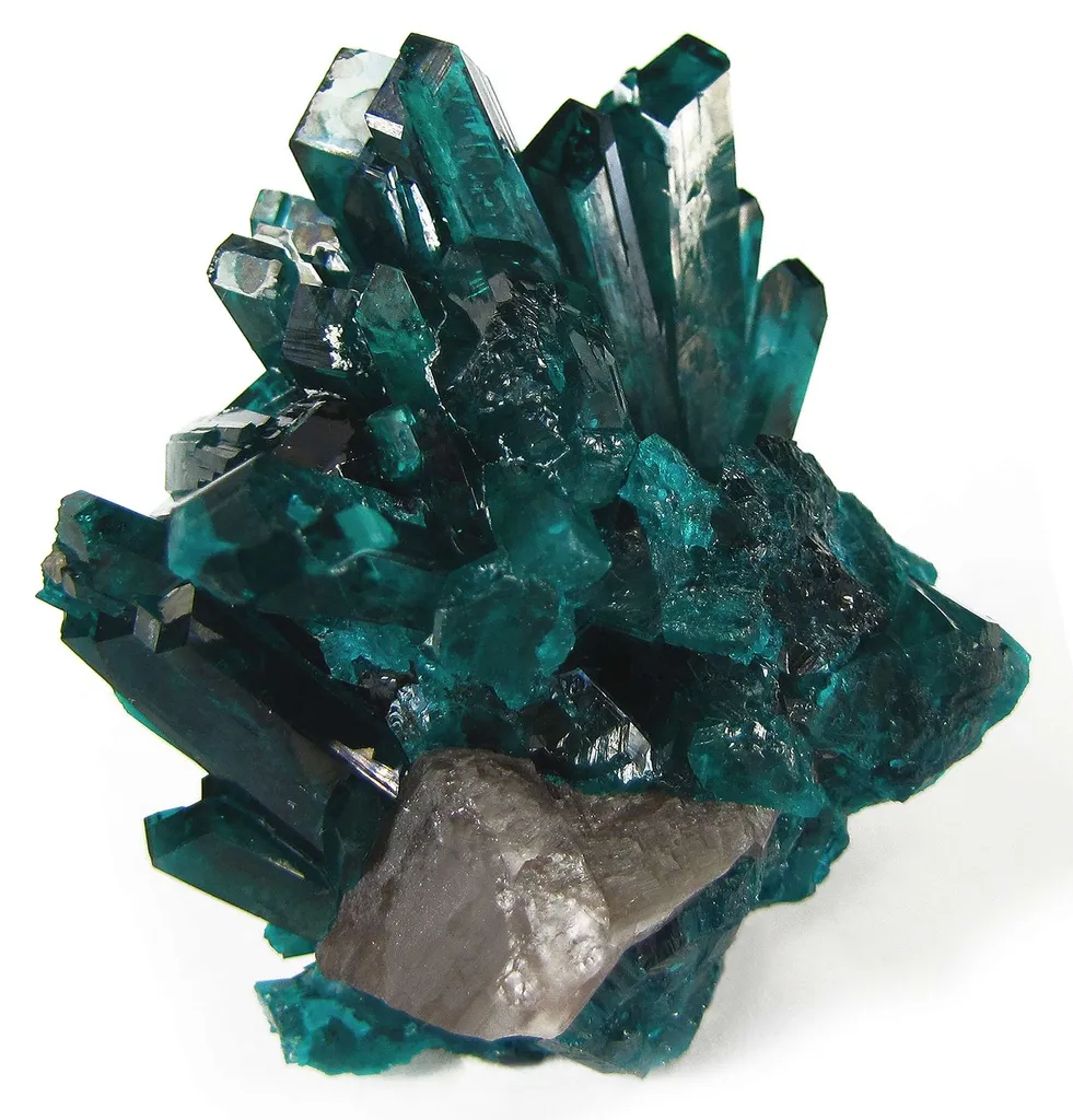 Dioptase With Cerussite - image 2