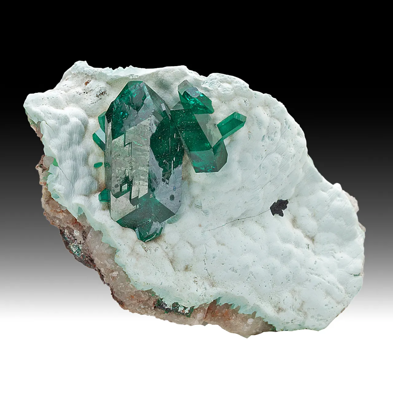 Dioptase with Chrysocolla - image 1