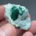 Dioptase with Chrysocolla - image 2