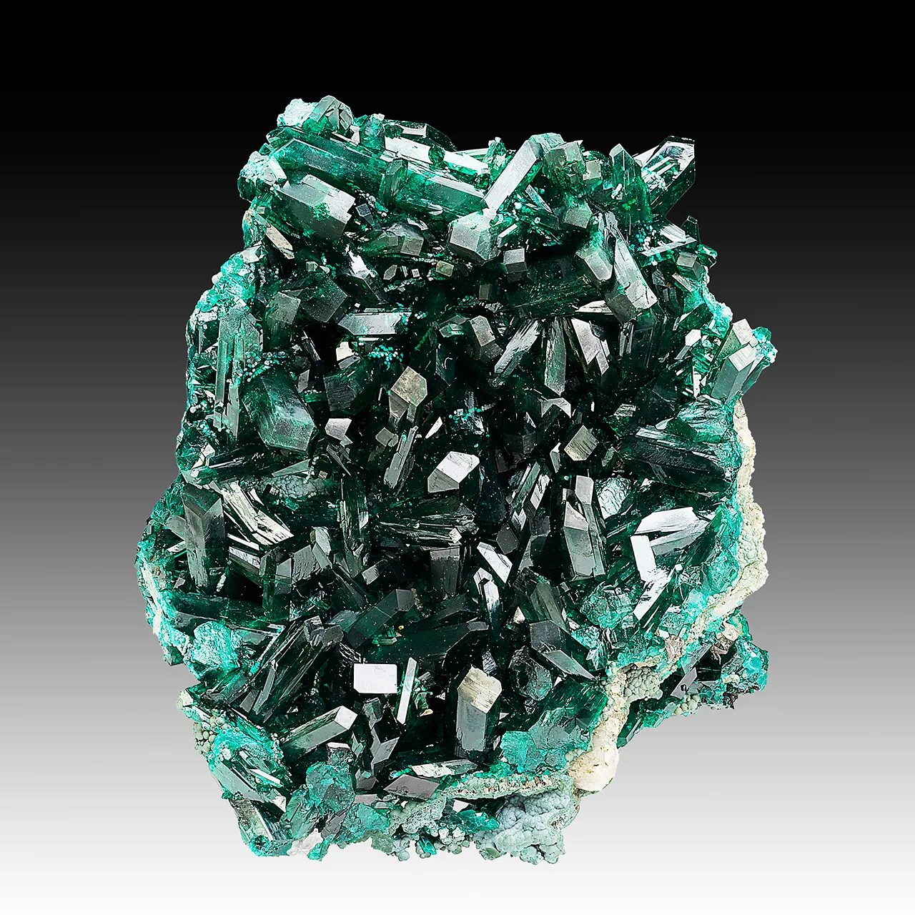 Dioptase with Chrysocolla - image 1