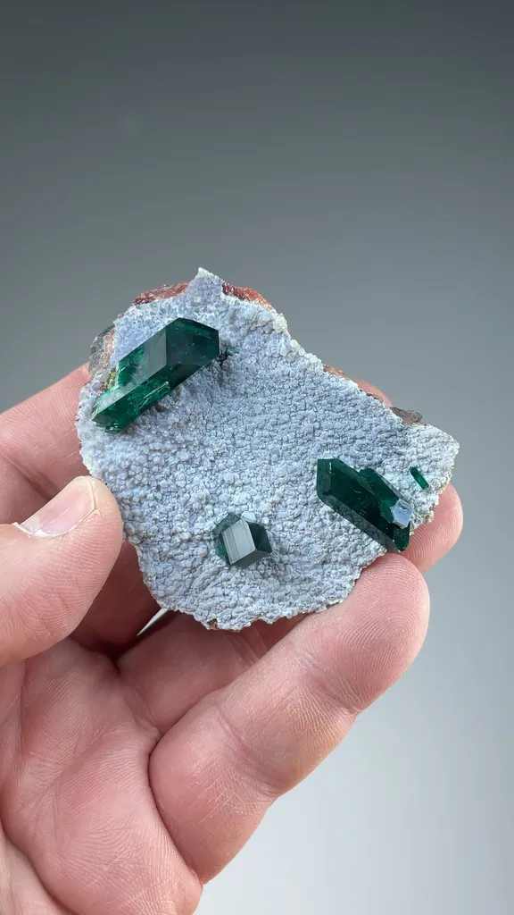 Dioptase with Chrysocolla - image 2