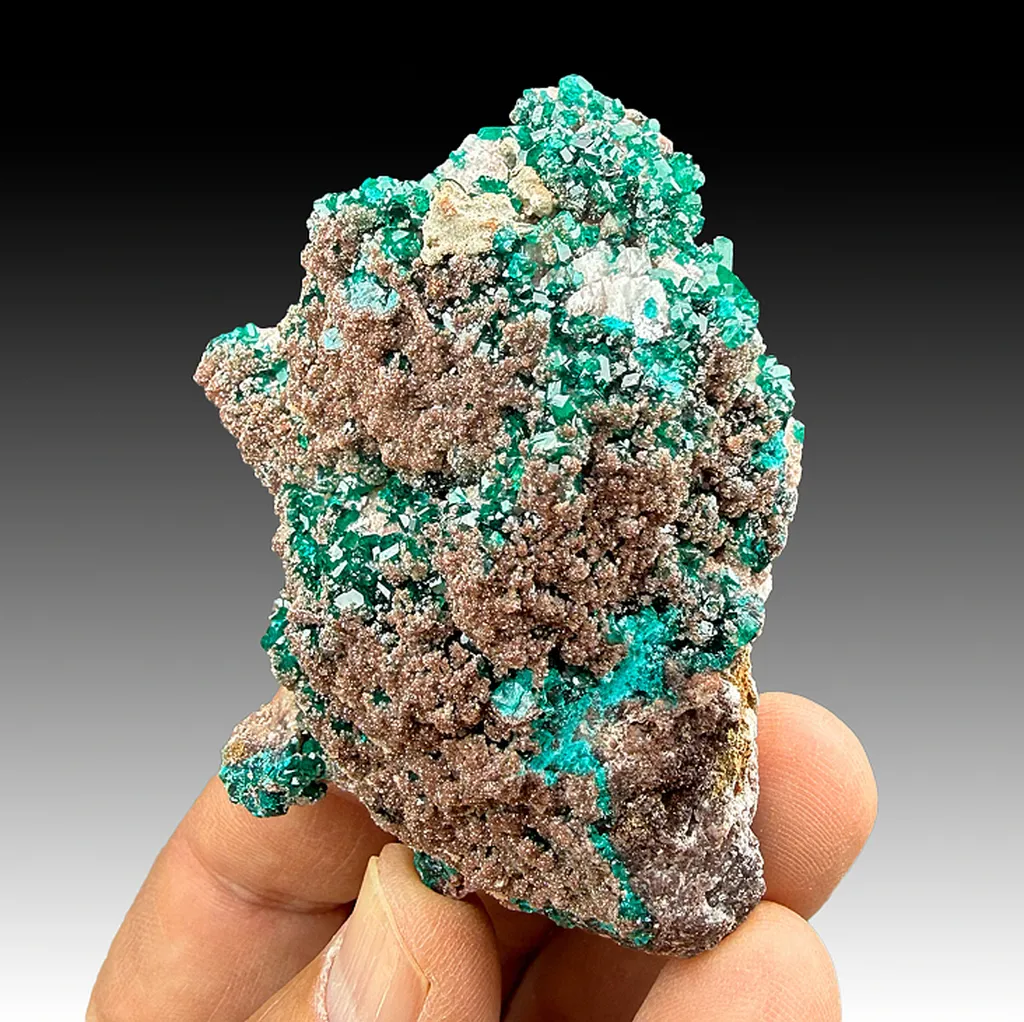 Dioptase with Dolomite image