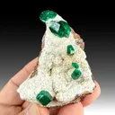 Dioptase with Dolomite - image 1