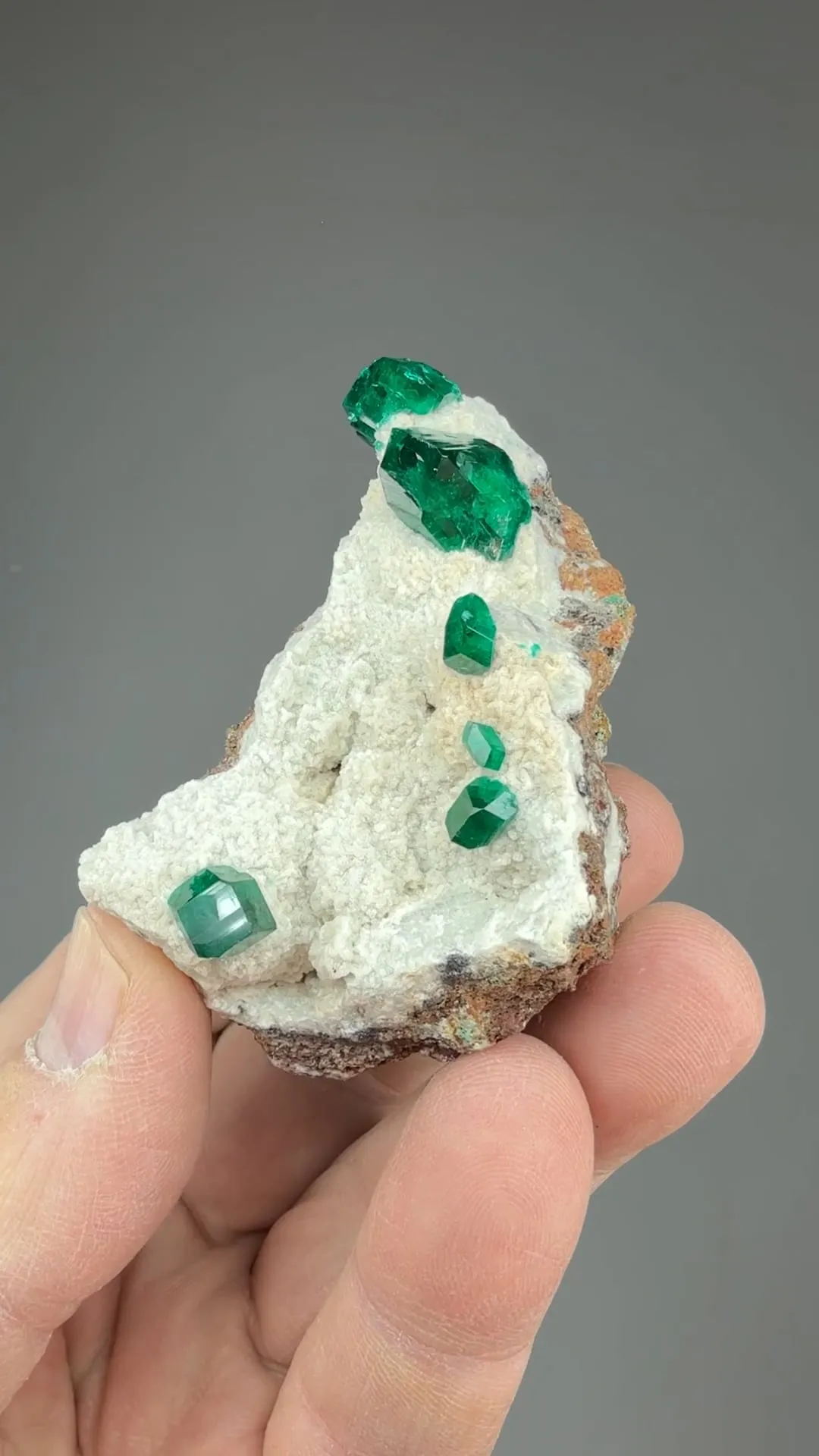 Dioptase with Dolomite - image 2