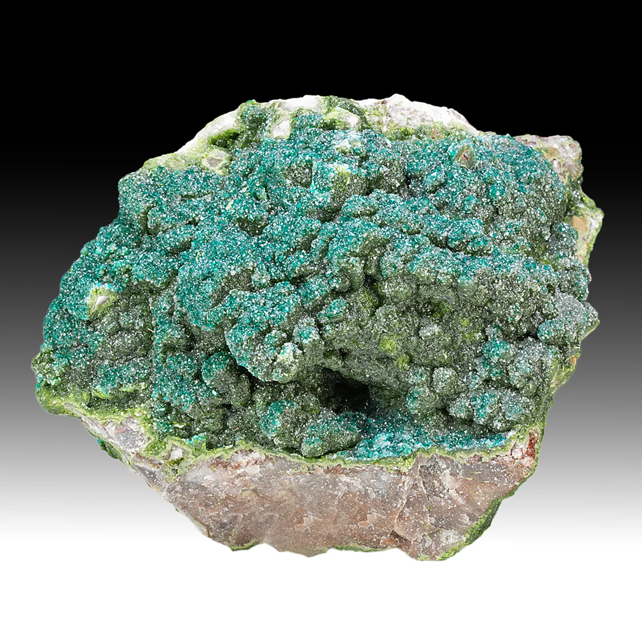 Dioptase with Duftite, Calcite - image 1