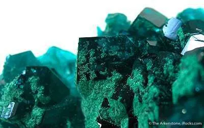 Dioptase With Malachite - image 2