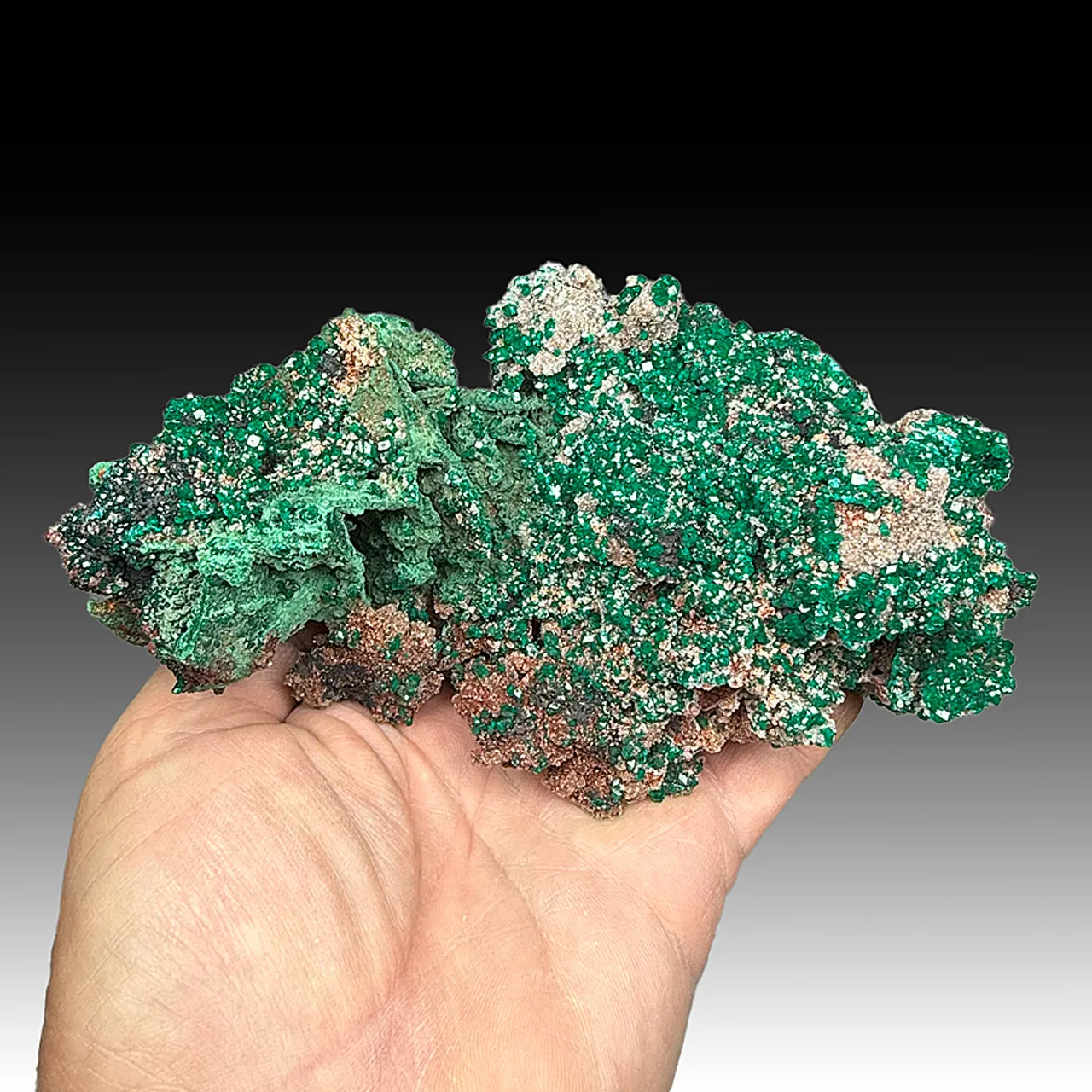 Dioptase with Malachite - image 2