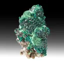 Dioptase with Malachite, Calcite - image 1