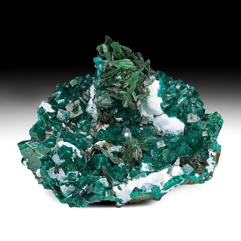 Dioptase with Malachite, Chrysocolla image