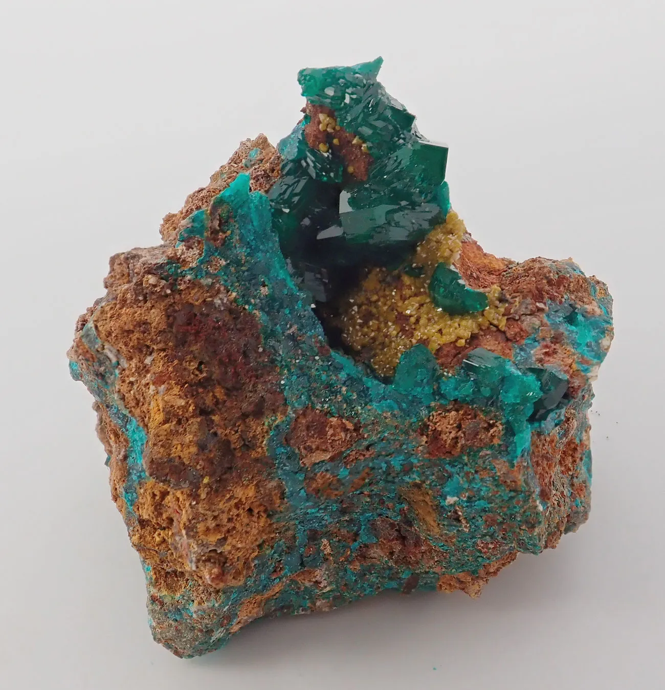 Dioptase with Mimetite - image 4